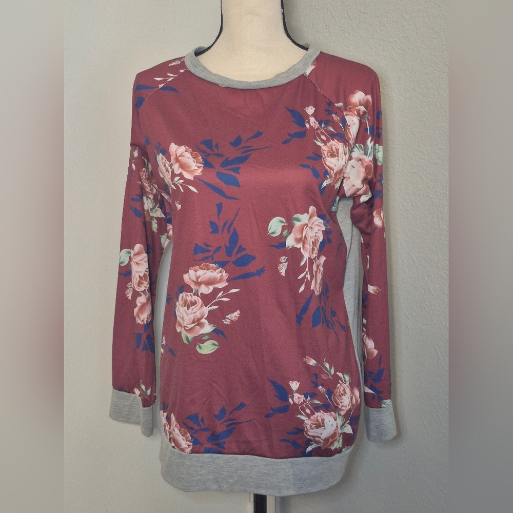 Floral Long Sleeve Top